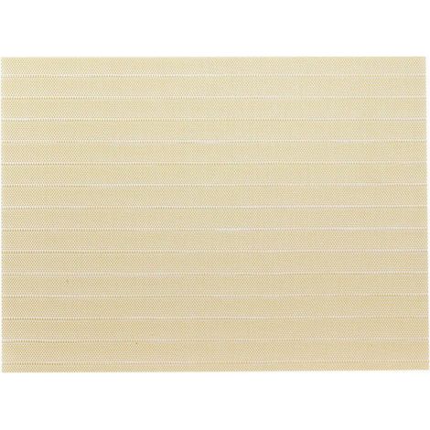 Set de Table en Tissage Jacquard et Découpe Laser Neige et Or 33 x 45 cm - PANGIVO (1/3)