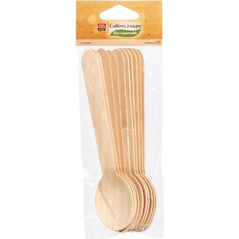 Holzlöffel für Seife X 10 - Belle France