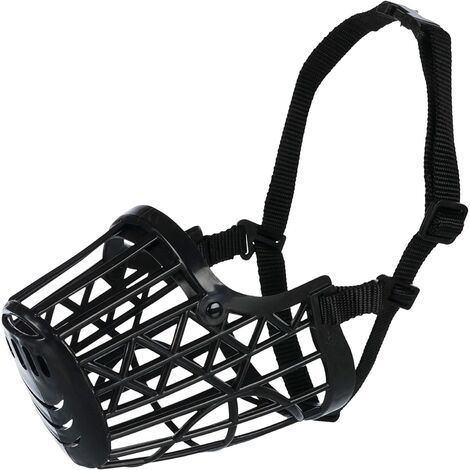 Muselière Plastique Taille,muselière pour chien, muselière anti-morsure pour animaux de compagnie, muselière anti-aboiements pour animaux de compagnie (Taille:20cm) (1/5)