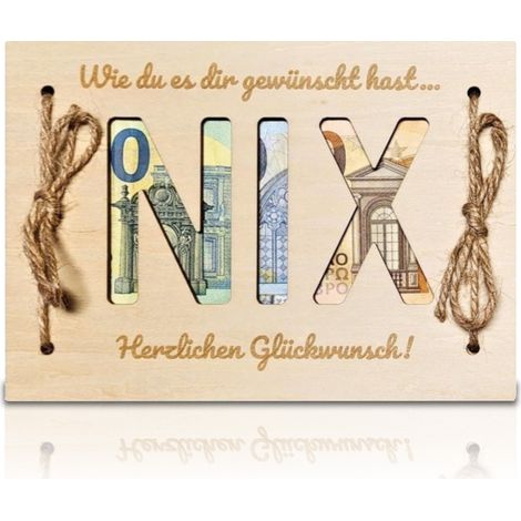 1 Cadre en bois, Cadeau en argent, Design billet, Gravure motifs, Anniversaire mariage baptême (1/5)
