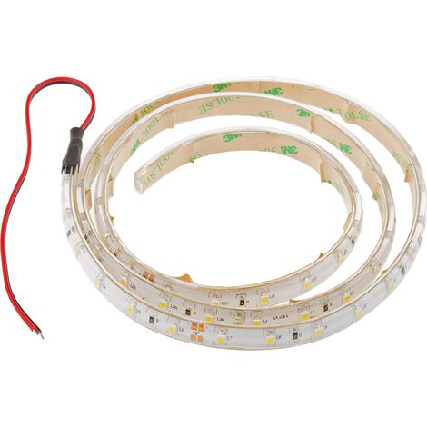 Ruban LED Blanc 1m 24V 4000  4500K, IP65 ( Prix pour 1 ) (1/3)