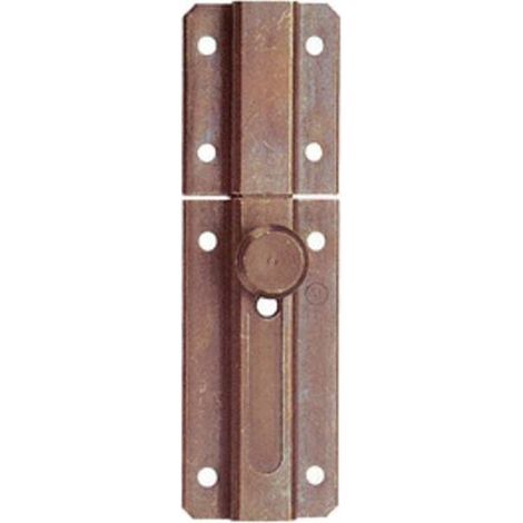 6 x BL CATENACCIOLO ORIZZONTALE 215 ACCIAIO BRONZ 120 MM