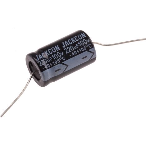 Condensateur RS PRO 220µF, 100V c.c.