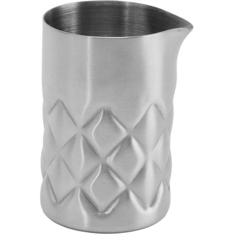 Verre doseur cocktail Acier inoxydable 304 Échelle extérieure Design quadrillé Résistant Lave-vaisselle Bar Pique-nique (1/5)