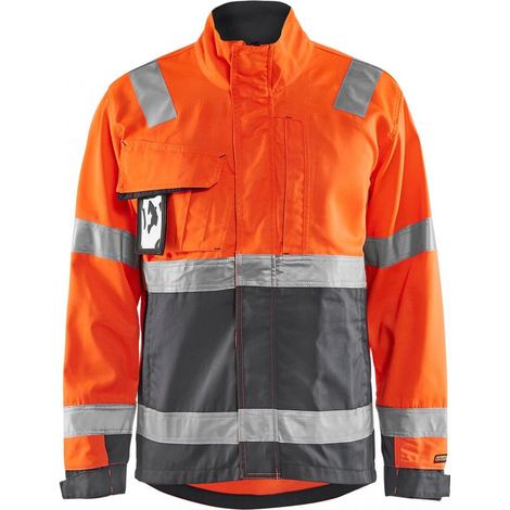 Veste de travail haute visibilité 4064 - Orange fluo/Anthracite 4XL (1/4)