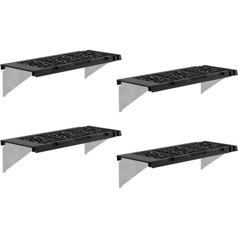 Palram - Canopia serre étagère Signature set de 6 Anthracite 27x65x17 cm (1/5)
