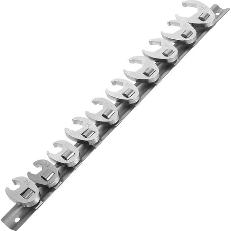 Jeu de Clé à Douille Métrique en Acier Carbone, 10 à 22mm, (1/4)