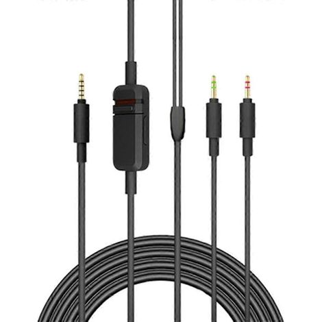 Câble audio pour casque MMX300, câble de remplacement avec répartiteur 3,5 mm (1/5)
