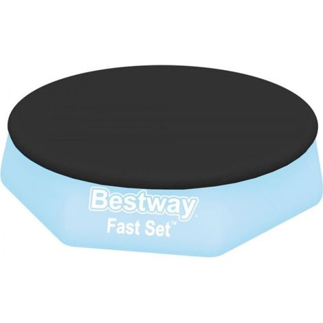 Bestway – Bâche de piscine 244 cm – PE résistant – Installation facile avec cordon de serrage – Compatible piscines universelles – 58032 (1/5)