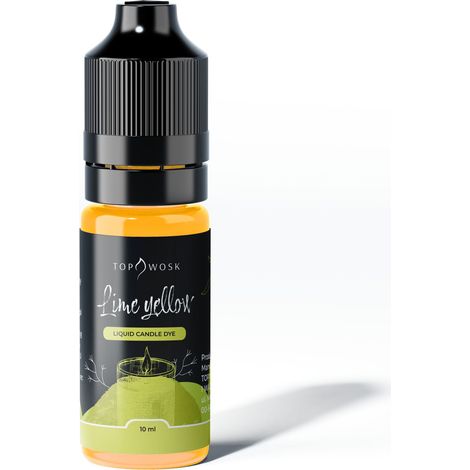 Tinte líquido para velas color amarillo lima 10 ml