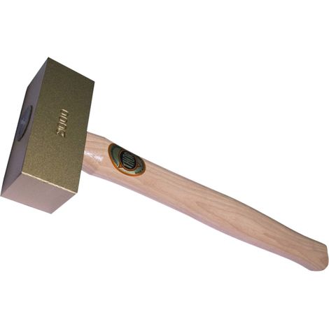 Thor 27-42000 Square Solid Brass Mallet 2000g THO2742000