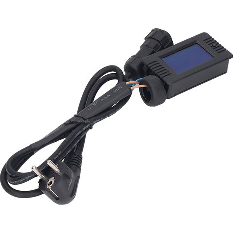 Câble de connexion pour onduleur photovoltaïque solaire raccordé au réseau avec compteur multifonction numérique LED AC, câble de connexion standard européen, norme européenne 80-260V. (1/5)