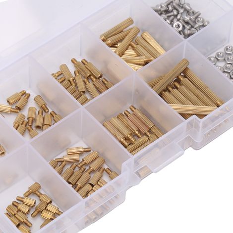Boîte de 260 piliers en laiton/m² + écrous (1/5)