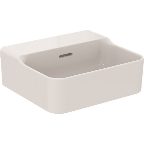IS Handwaschbecken Conca, o.Hl., m.Ül., 400x350x165mm, geschliffen, Weiß m.IP (1/5)