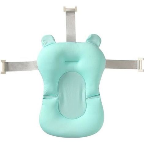Tapis de Bain Antiderapant pour Bébé Douche, Coussin de Bain Bébé Coussin Flottant de Support pour Bain Bébés (1/4)
