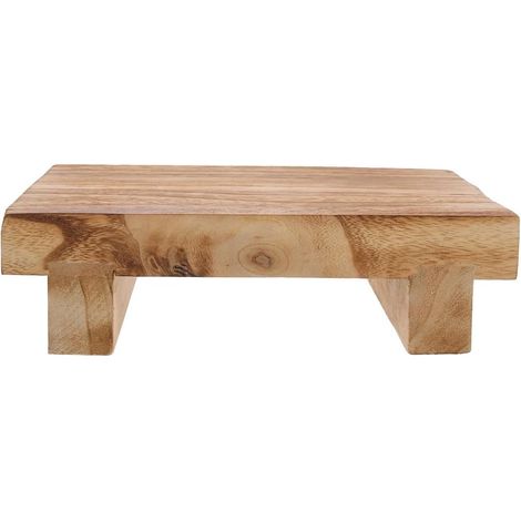 Marchepied en bois, petite table de chevet, tabouret en bois, présentoir à plantes, base pour décoration de maison, bureau, cuisine (1/5)
