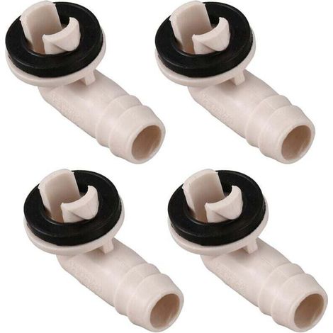 Raccord Coude Connecteur Tuyau Vidange Climatiseur Drainage Flexible