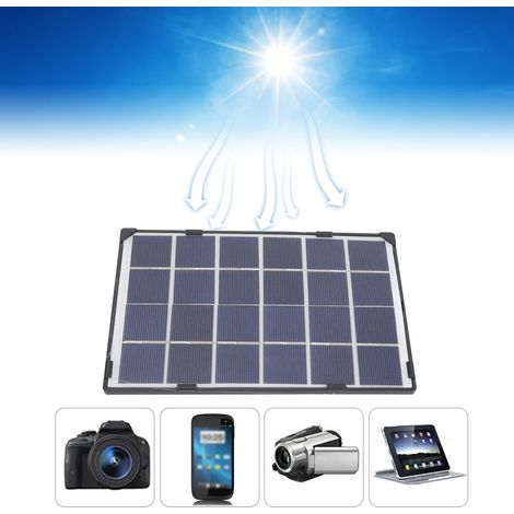 Chargeur solaire 6 W 5 V, batterie externe solaire, batterie externe pour téléphone portable (1/5)