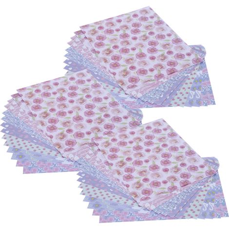 42Pcs DIY Journal Background Paper Multi Pattern Photo Album Decorative Accessories (1/5)