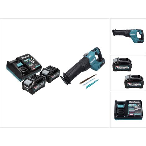 Makita JR001GM2 Scie réversible sans fil 40V max. Brushless XGT + 2x Batteries 4,0 Ah + Chargeur - sans mallette (1/5)