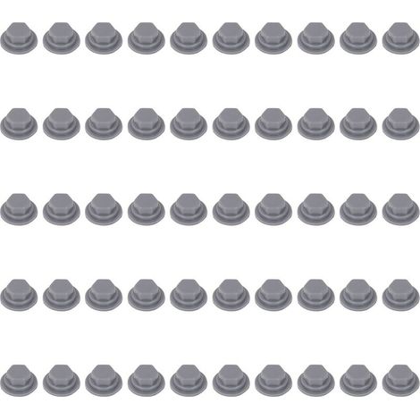 Protecteurs Hexagonaux de Vis M10 Silicone 50PCS - Imperméables et Antipoussière (1/5)