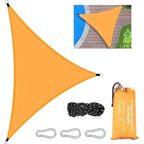 Voiles D'ombrage pour Patio Voile Ombrage Terrasse UV à 95%(3x3x3M) (1/5)