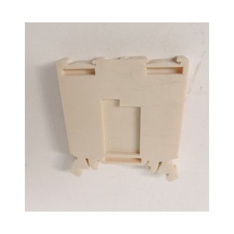 Bloc de jonction traversant beige (à l'unité) pour fil souple 2.5mm² spécial ferroviaire HD2.5/6.3.2G.2G.1 ABB 1SNA190305R0500