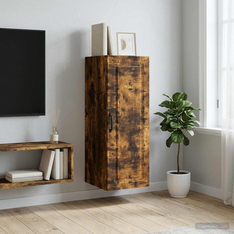 vidaXL Wall-Mounted Cabinet 33 x 34.5 x 90 cm Engineered Wood (1/5)