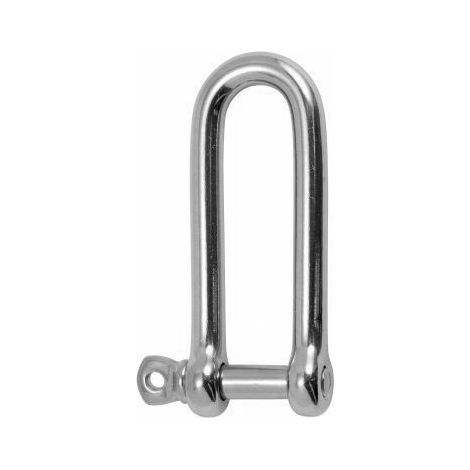 Manille droite longue inox A4 - Diamètre: 12