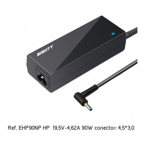 Eightt EHP90NP adaptador e inversor de corriente Interior 90 W Negro
