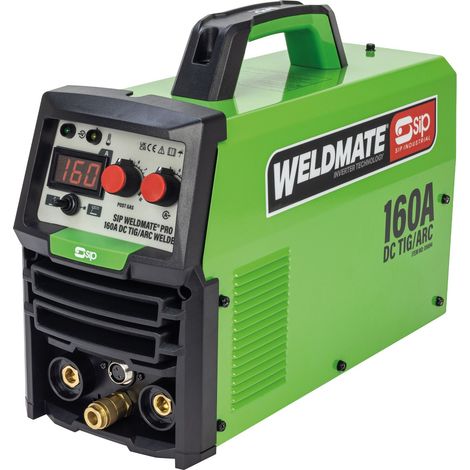 SIP WELDMATE PRO 160A DC TIG/ARC Inverter Welder - L37 x W15 x H31 cm