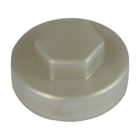 TIMCO Hex Head Cover Caps Metallic Silver - 16mm