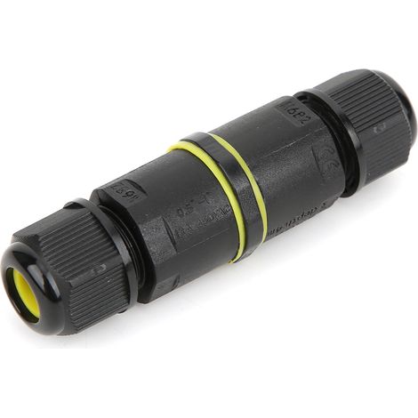 2 Stück IP68 wasserdichte 3-polige Anschlussdose für den Außenbereich, Zubehör für elektrische Kabel und Drähte (1/5)