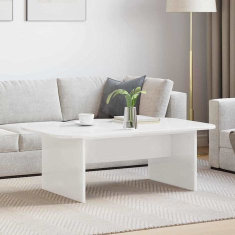 vidaXL Tavolino da salotto Bianco 93 x 53 x 33 cm Legno (1/5)