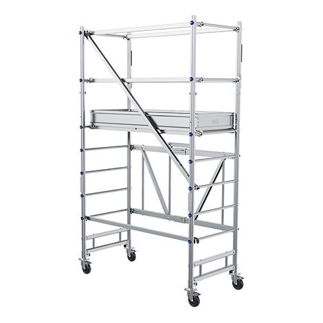 Klappgerüst 1 buehne - Maximale Arbeitshöhe 3.65m - POP216L