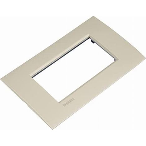 Placca 4 posti Sabbia Bticino Living Air LNC4804SB (1/4)