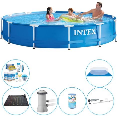 Intex Piscine Tubulaire Ronde - 366x76 cm - 6-pièces S21005 (1/5)