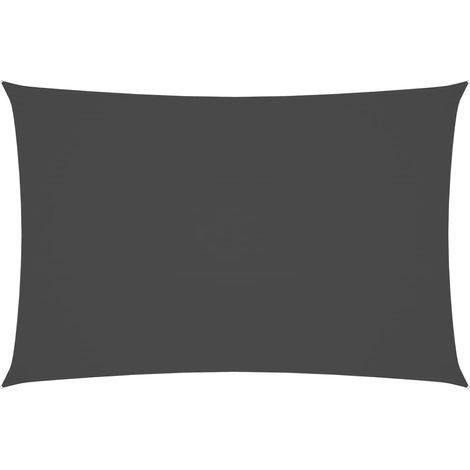 Sonnensegel Oxford-Gewebe rechteckig 2x4 m anthrazit