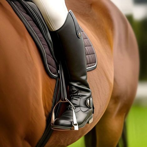 1 paire de bottes d'équitation hautes de style allemand (CN35-CN41) (1/5)