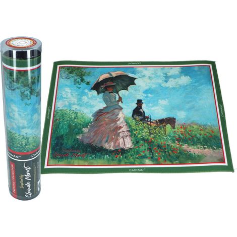 Carmani, tovaglietta in plastica, pezzi. Ispirata ai dipinti di Claude Monet (1/2)