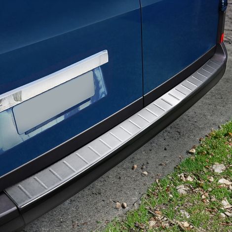 Protection Seuil de Pare-Chocs Arriére Compatible avec VW Crafter 2017-2021 Acier INOX (1/5)