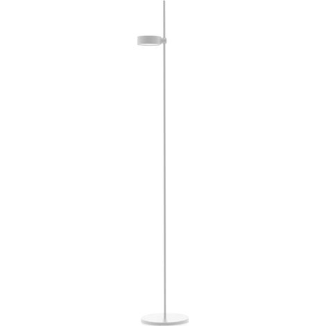 Zafferano SUPER O Lampada a led da terra Bianca ricaricabile e dimmerabile - 1 Modulo Luce