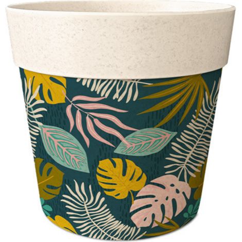 Cache-pot en bambou motif bambou 8 cm (1/2)