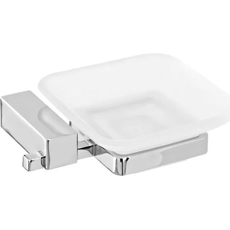 PORTASAPONE IN ACCIAIO CROMATO MODELLO UNICA DIM. CM(LXH):18X4 CROMO Idroweb