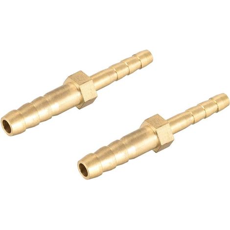 Raccords Cannelés en Laiton Droits de 6 mm à 4 mm 2pcs (1/5)