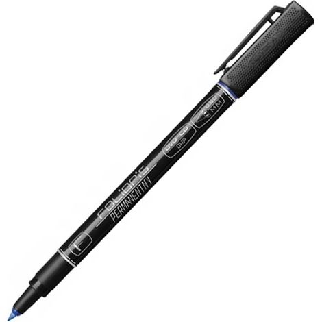 Rotulador Rystor F para l谩minas, azul, 0,6 mm, FF-6C 437-002
