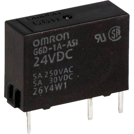 RELAIS 24Vdc, 1Cbis NO 5A/250Vac OMRON