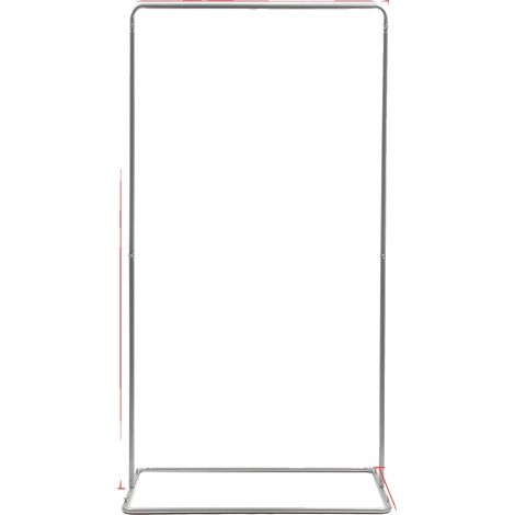 Hochzeitsbogenständer, robuste Eisenkonstruktion, anpassbares Design, WEISS, L (1/2)