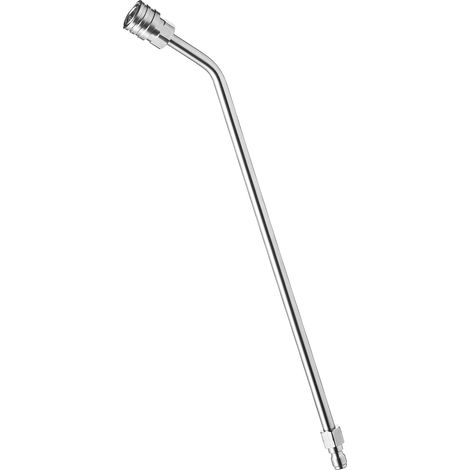 Rallonge pour nettoyeur haute pression, coude à 30 degrés, accessoire de nettoyage du soubassement et des gouttières, connexion rapide de 6,35 mm (1/4 po), 35,5 cm (1/3)
