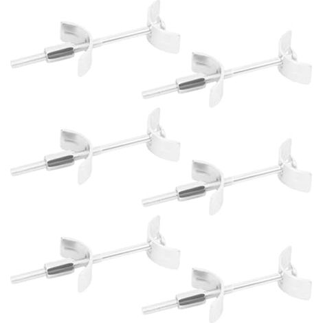 Lot de 6 vis de fixation pour meubles de cuisine, 120 mm, en acier galvanisé. (1/5)